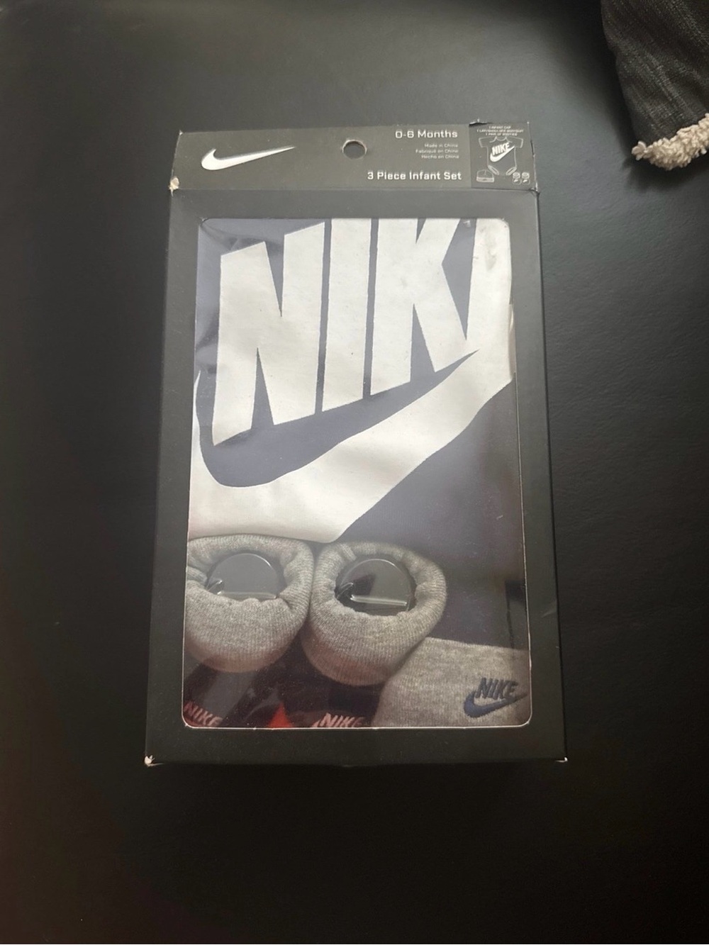 Nike Infant 3-Piece Set - Gray and White
